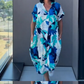 👗Women's Casual Elegant Printed V-Neck Dress