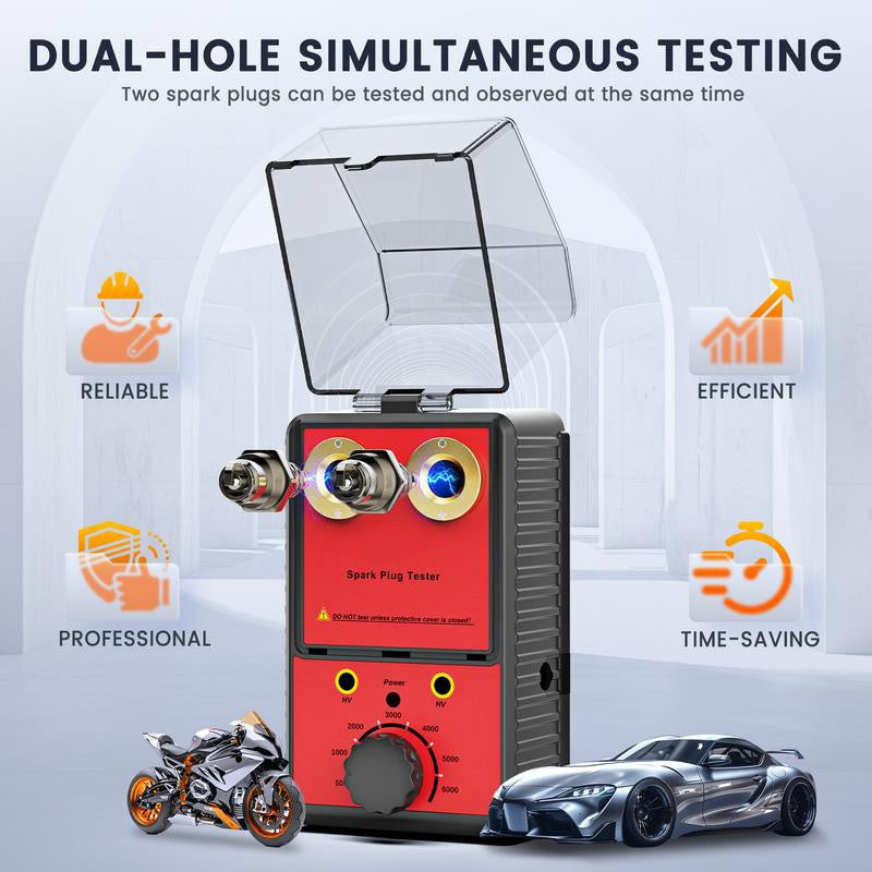 ⚡Spark Plug Tester with Dual Test Holes