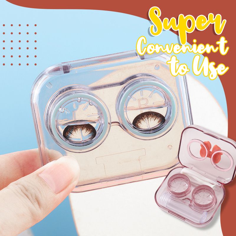 2pcs Super Convenient Contact Lens Case