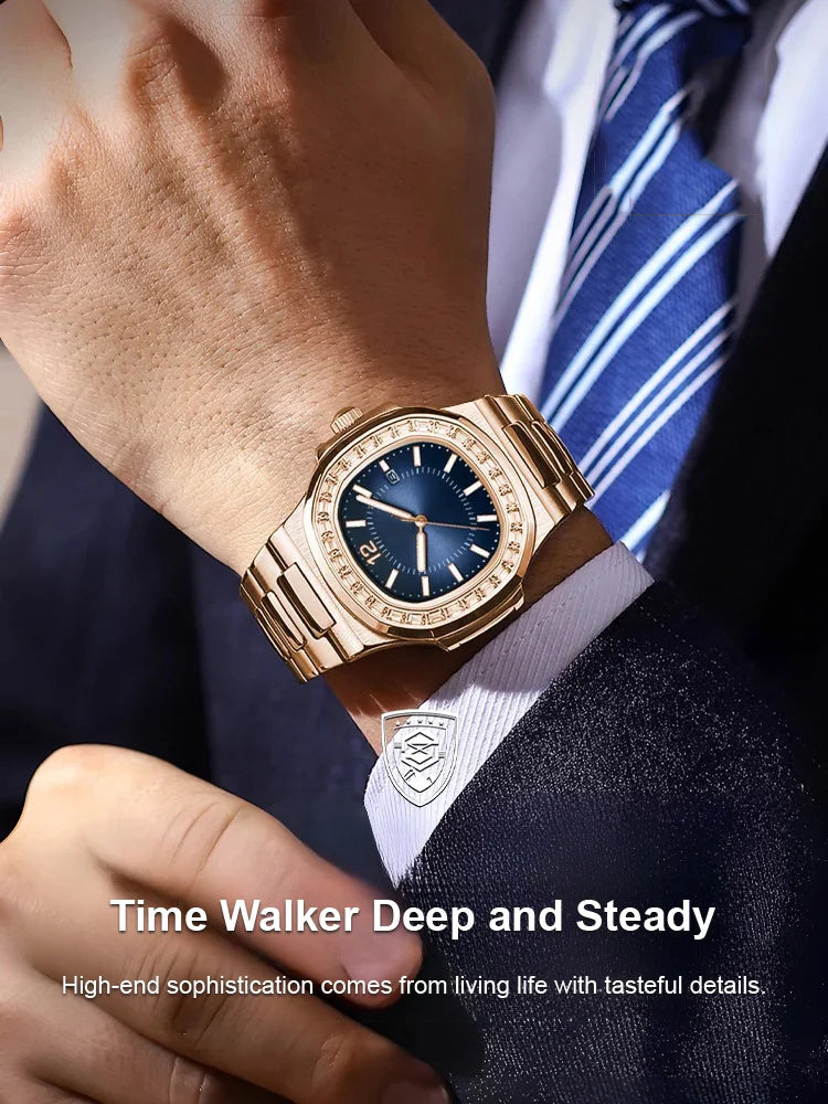 🔥🔥🔥(Last day for a limited time!)British Style Square Luxury Waterproof Quartz Watch for Men