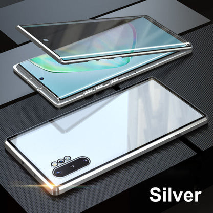 Anti-peeping Magnetic Tempered Glass Double-sided Phone Case For Samsung S25-21 Series