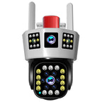🔥360° Smart Solar Surveillance Camera with Three-screen Monitoring✨