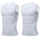 Ionic Shaping Vest – Cooling compression, smooths belly & love handles. Invisible under shirts. Feel confident again! 💪✨