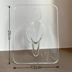 ⏳Time-Limited Special⏰Photo Frame Shaped Clear Flower Vase – Nordic Style, Acrylic, Desktop Decor ✨