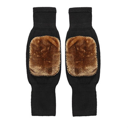 🔥Universal Cold Protection Thickened Faux Furred Knee Pads