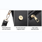 👜 Women‘s Multi-Layer Leather Bag – Stylish Design, Spacious & Durable for Everyday Use ✨