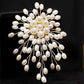 Ladies' High-end Exquisite Handmade Pearl Brooch