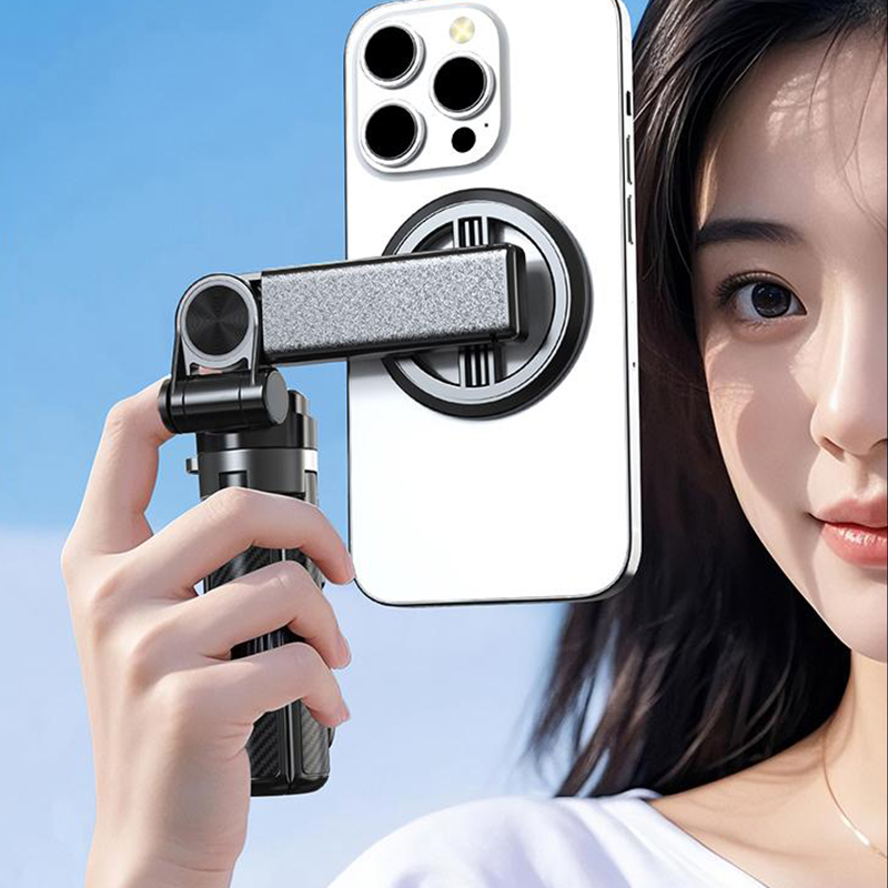 🔥4-in-1 Multifunctional 360° Rotation Magnetic Selfie Stick