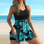 👙Strap Top & Fitted Swim Shorts Separable Swimsuit