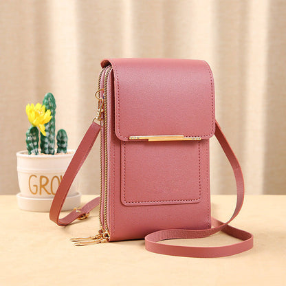👜 📱 Women's Touch Screen Messenger Bag – Smart Phone Charging, Anti-Theft & Water-Resistant ✨
