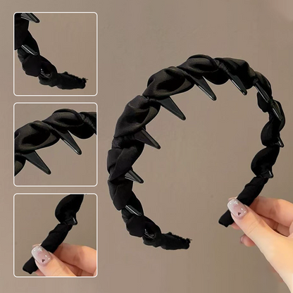 Rhinestone Headband with Teeth for Women