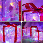 🎄Glowing Christmas Gift Box Decorations