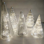 5-Piece Decorative Lighted Resin Trees Set🎄✨