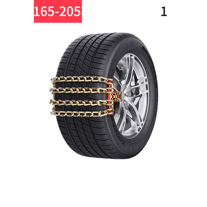 Universal Anti-Skid Snow Chains for Car Tires