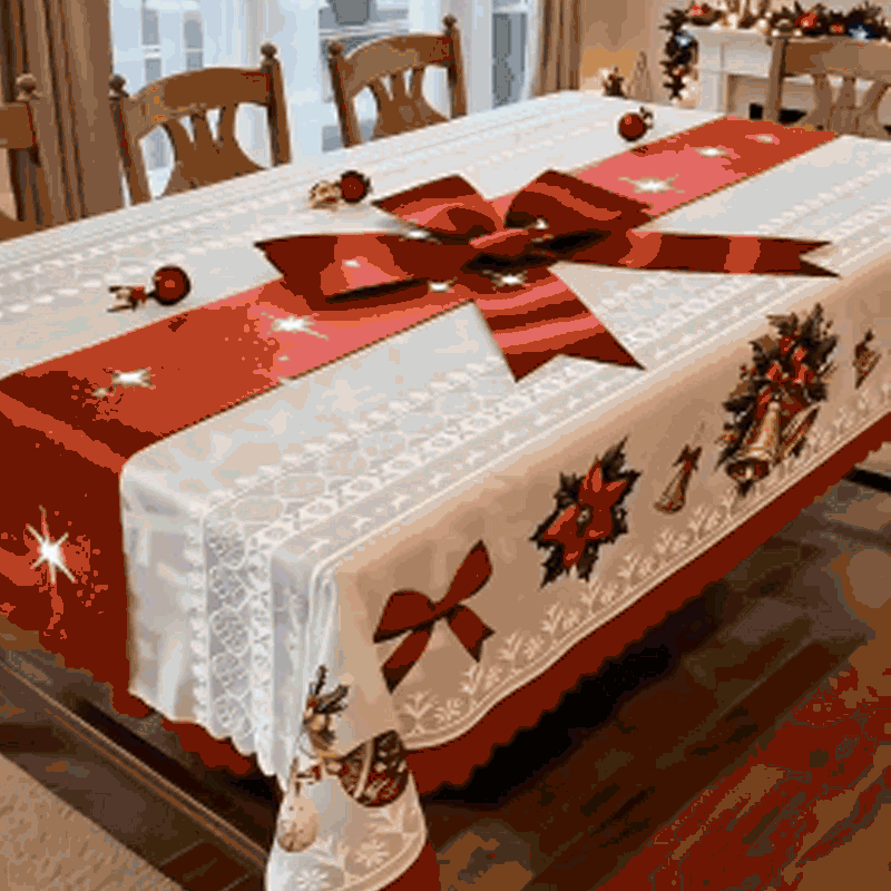 🎁Stylish Christmas Printed Tablecloth🔥