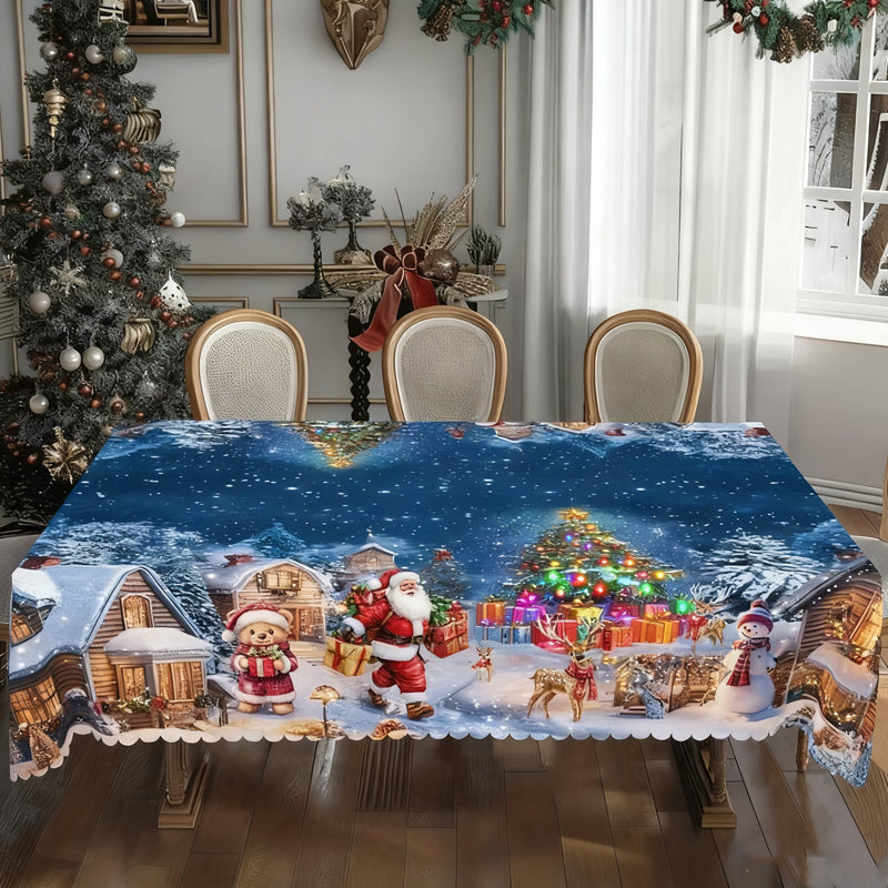 🎁Stylish Christmas Printed Tablecloth🔥
