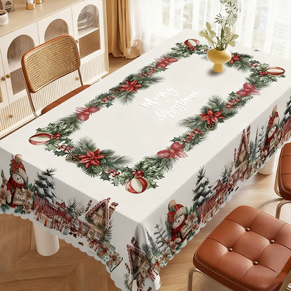 🎁Stylish Christmas Printed Tablecloth🔥