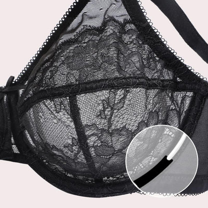 Woman's Comfort & Stylish Lace Full Coverage Bra