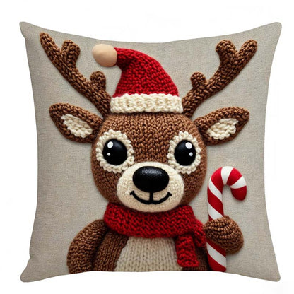 🎅Festive Christmas Character Pillow Cover 18x18