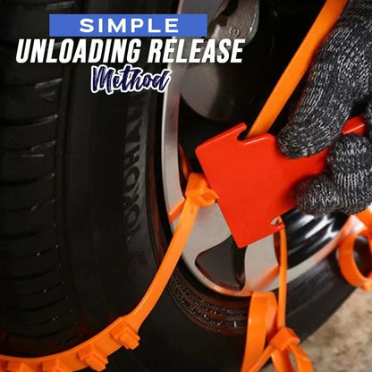🔥2025 Winter Hot Sale🔥Universal Reusable Anti-skid Nylon Tire Chains