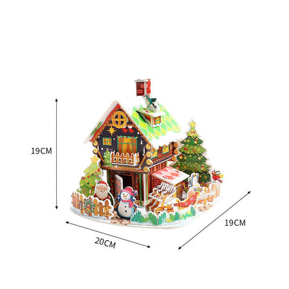🎅Christmas gifts🎁3D DIY Christmas Puzzle Kit
