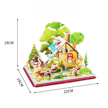 🎅Christmas gifts🎁3D DIY Christmas Puzzle Kit