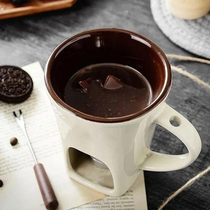 Ceramic Chocolate Fondue Mug