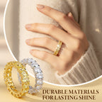 Full Circle Sparkling Zircon Fashion Ring💍