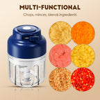 Electric Mini Garlic Chopper Set