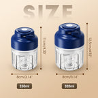 Electric Mini Garlic Chopper Set