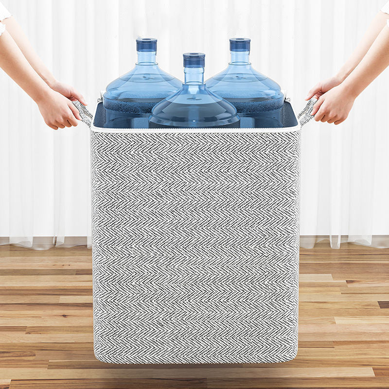 🔥Extra-Large Storage Organizer Box With Lid - Versatile For Clothes, Blankets & Bedding
