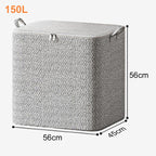 🔥Extra-Large Storage Organizer Box With Lid - Versatile For Clothes, Blankets & Bedding