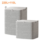 🔥Extra-Large Storage Organizer Box With Lid - Versatile For Clothes, Blankets & Bedding