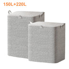 🔥Extra-Large Storage Organizer Box With Lid - Versatile For Clothes, Blankets & Bedding