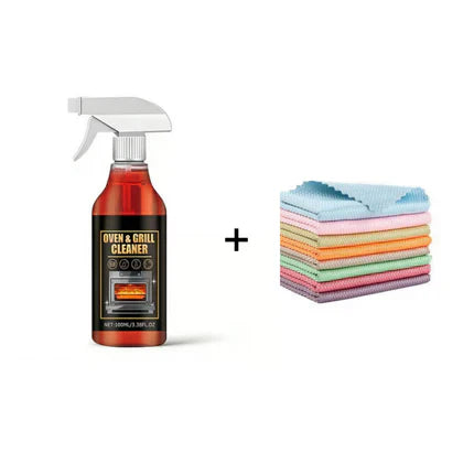 🧼 Oven & Grill Cleaning Spray – Powerful Degreaser, Odor Eliminator & Easy Spray 🧽