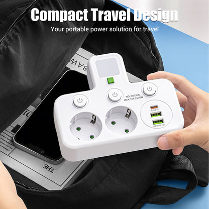 Smart Power Strip with USB Ports