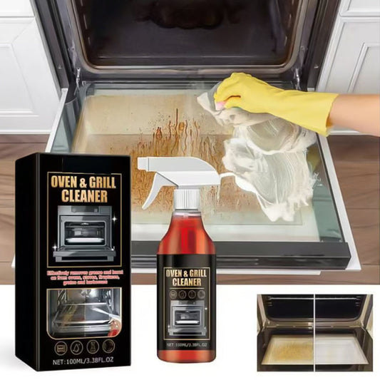 🧼 Oven & Grill Cleaning Spray – Powerful Degreaser, Odor Eliminator & Easy Spray 🧽