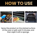 🧼 Oven & Grill Cleaning Spray – Powerful Degreaser, Odor Eliminator & Easy Spray 🧽