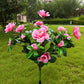 Simulation Azalea Flower Ground Stake Solar Light