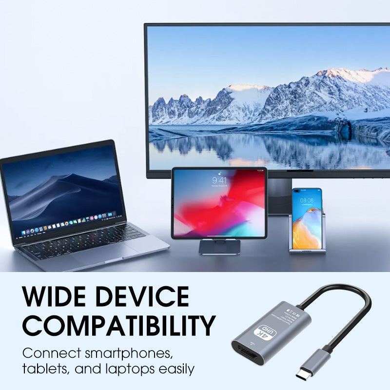 ✨🔥4K HD Type-C to HDMI Display Adapter