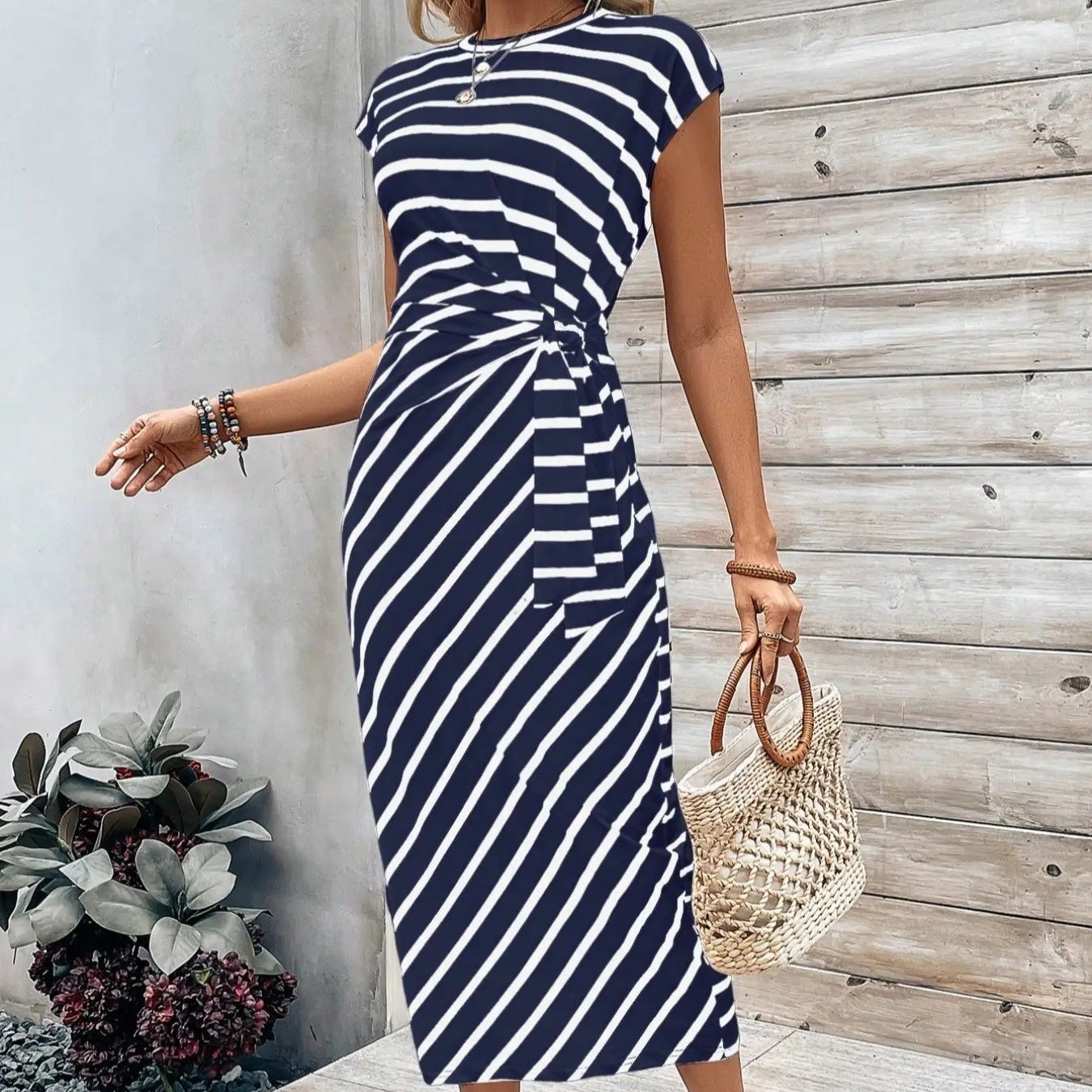 🥰Women's Elegant Tie Waist Dress