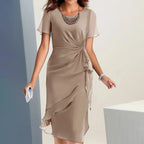 👗Elegant Fashion Solid Color Dress – Flattering Fit, Versatile Style & Comfortable Fabric 💃