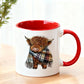 Highland Cow Ceramic Coffee Mug