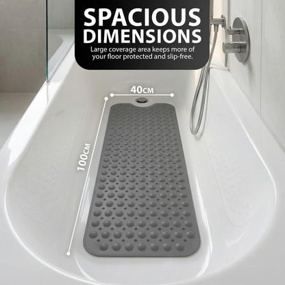 🔥 40"x16" Non-Slip Bathtub Mat with Suction Cups