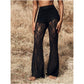 👖Elegant Lace Flare Pants with High-Waisted Design