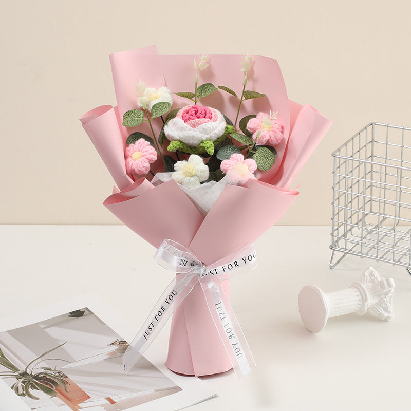 🔥Handmade Delicate Crochet Flower Bouquet