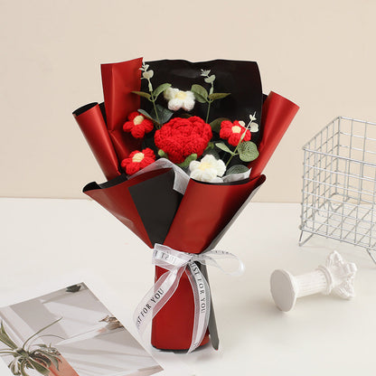🔥Handmade Delicate Crochet Flower Bouquet