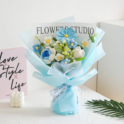 🔥Handmade Delicate Crochet Flower Bouquet