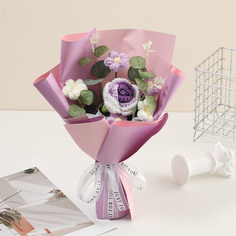 🔥Handmade Delicate Crochet Flower Bouquet