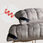 💞 Washable Ergonomic Neck Pillow – Breathable and soft with 3D stitching.